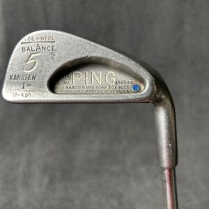 Ping Karsten I 5 Iron, Single Iron, Blue Dot, Men's, RH, Steel Shaft, Used
